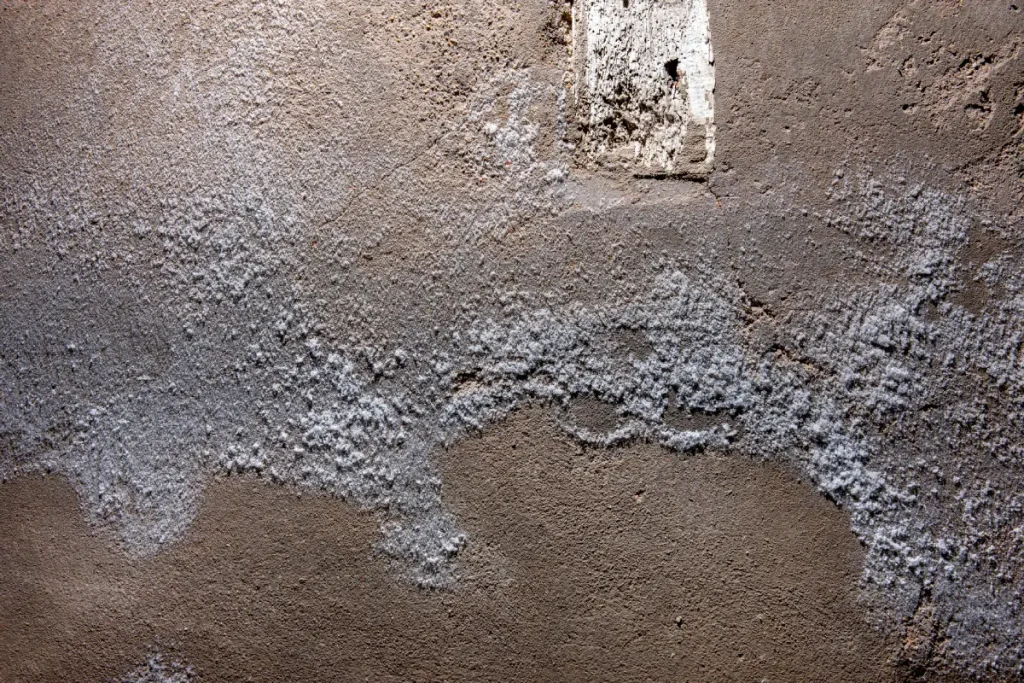 Efflorescence on Basement Walls
